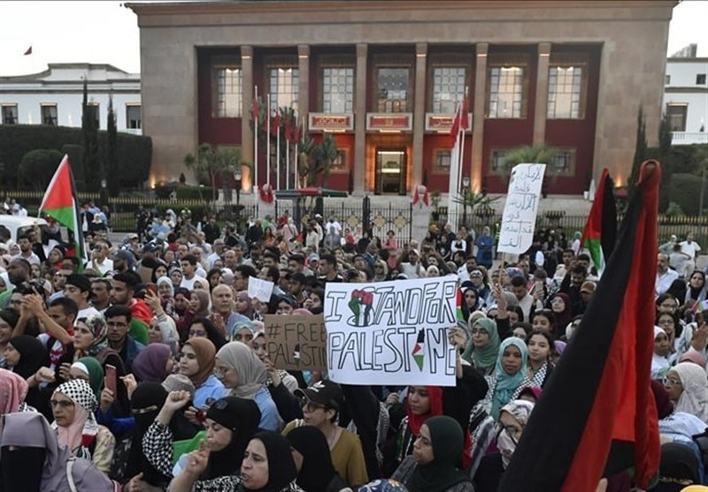 Moroccan Protesters Urge Gov’t to Cut Ties with Israel over Regime&apos;s Atrocities in Gaza
