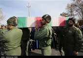 پیکر پاک 14 شهید گمنام دفاع مقدس وارد استان خوزستان شد
