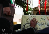 تشییع و تدفین 8 شهید گمنام تازه تفحص شده در قزوین + جزئیات