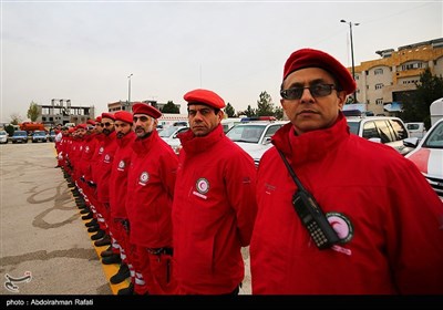 مراسم افتتاحیه و رزمایش طرح زمستانی- همدان