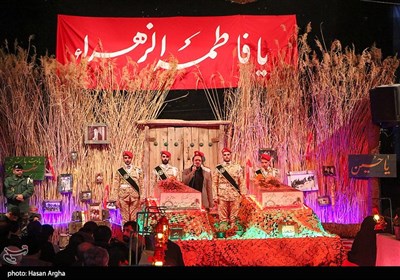 مراسم استقبال از دو شهید گمنام-زنجان
