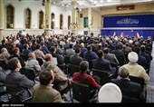 دیدار اعضای ستاد مرکزی کنگره بزرگداشت 10هزار شهید استان آذربایجان‌شرقی  با رهبر معظم انقلاب
