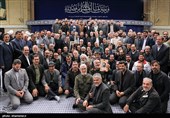 دیدار اعضای ستاد مرکزی کنگره بزرگداشت 10هزار شهید استان آذربایجان‌شرقی  با رهبر معظم انقلاب