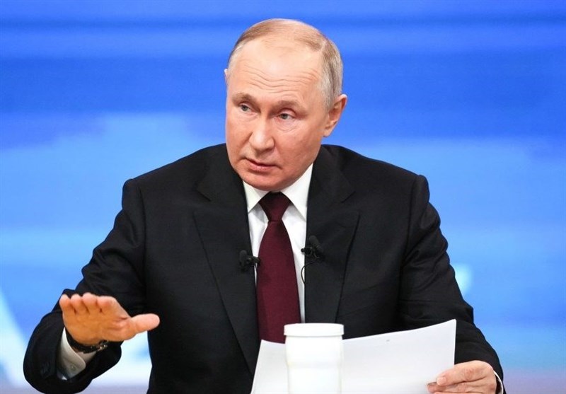کنفرانس مطبوعاتی مرسوم پوتین درباره نتایج سال 2023