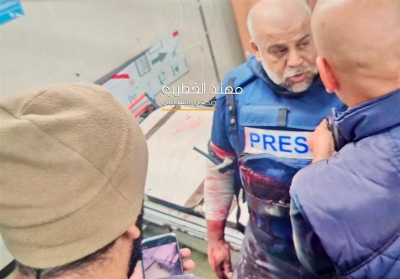 زخمی شدن «وائل الدحدوح» خبرنگار مشهور الجزیره و تصویربردار این شبکه
