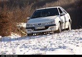 بارش برف و باران در نقاط مختلف استان زنجان