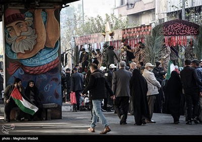 مراسم تشییع پیکر 110 شهید گمنام در تهران