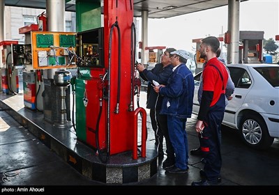 وضعیت پمپ بنزین های تهران