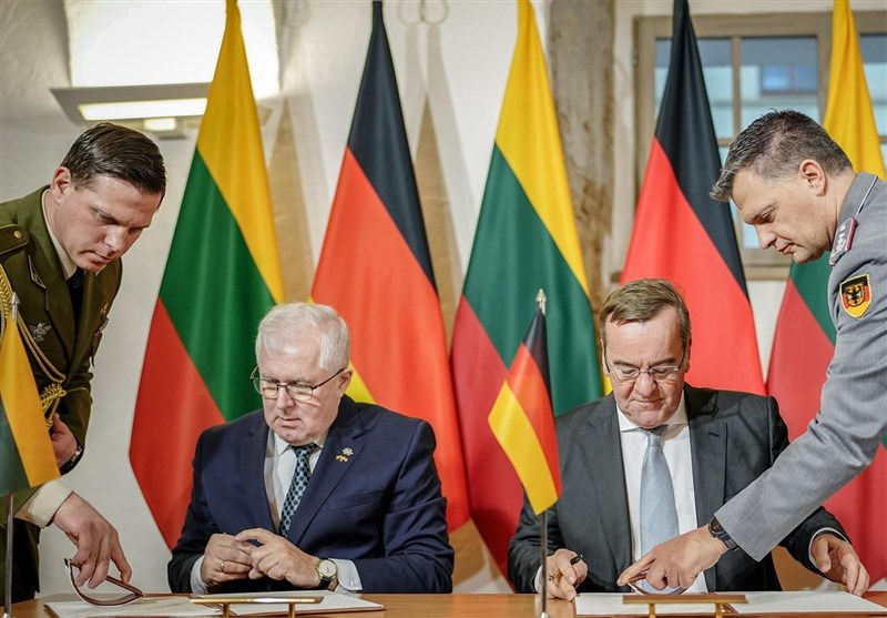 آلمان و لیتوانی طرح استقرار هزاران نیروی آلمانی در این کشور را امضا کردند