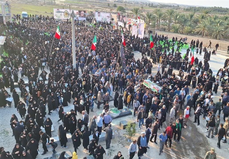 سنگ تمام همشهریان برای شهید &quot;علی دشت‌بوری‌&quot;/ پیکر شهید مدافع امنیت ‌در زادگاهش آرام گرفت + فیلم