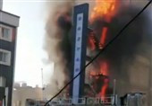 آتش‌سوزی در یک هتل آپارتمان در مشهد/ آسیبی به مسافران نرسید + فیلم