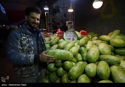 بازار خرید شب یلدا - همدان