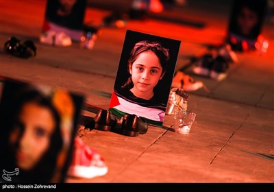 پرفورمنس چیدمانی علیه فراموشی، پیشکشى به ارواحِ کودکانِ شهید در غزه 