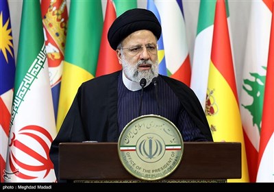 سخنرانی سید ابراهیم رئیسی رئیس جمهور در نشست بین‌المللی تهران درباره فلسطین