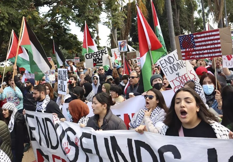 Pro-Palestine Demonstrations Reverberate across US Cities amid Festive Season