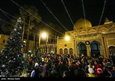 People Celebrate Christmas Eve at Vank Cathedral in Central Iran