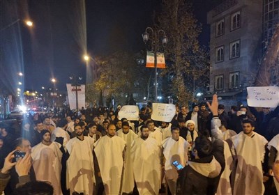  تجمع دانشجویان در پی شهادت سردار سید رضی 