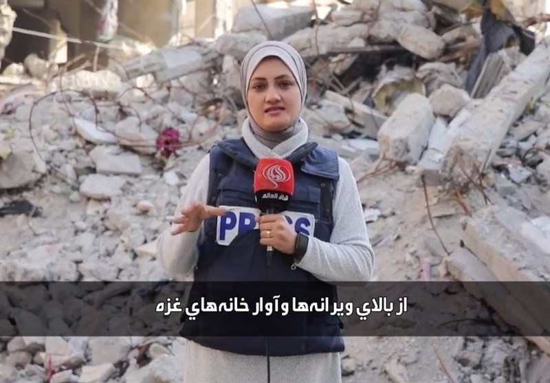 پیام تصویری خبرنگار زن اهل غزه به دیدار رهبر معظم انقلاب با بانوان
