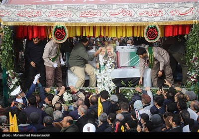 مراسم تشییع پیکر سردار شهید سید رضی موسوی