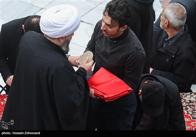 مراسم خاکسپاری شهید سیدرضی موسوی در آستان مقدس امامزاده صالح (ع)