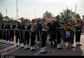 مراسم تشییع و خاکسپاری شهید گمنام - شیراز