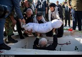 مراسم تشییع و خاکسپاری شهید گمنام - شیراز