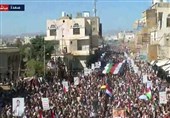 راهپیمایی گسترده یمنی‌ها در حمایت از غزه و مقاومت فلسطین