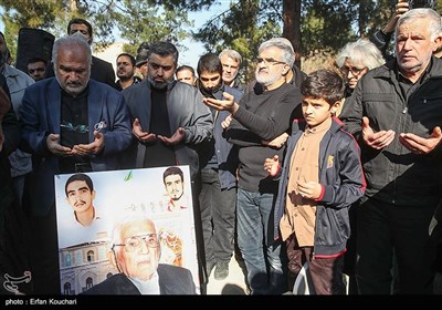 مراسم تشییع و خاکسپاری پدر شهیدان لشگریان