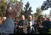 مراسم تشییع و خاکسپاری پدر شهیدان لشگریان