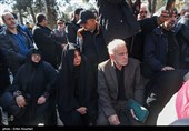مراسم تشییع و خاکسپاری پدر شهیدان لشگریان