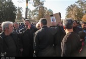 مراسم تشییع و خاکسپاری پدر شهیدان لشگریان