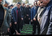 مراسم تشییع و خاکسپاری پدر شهیدان لشگریان