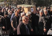 مراسم تشییع و خاکسپاری پدر شهیدان لشگریان