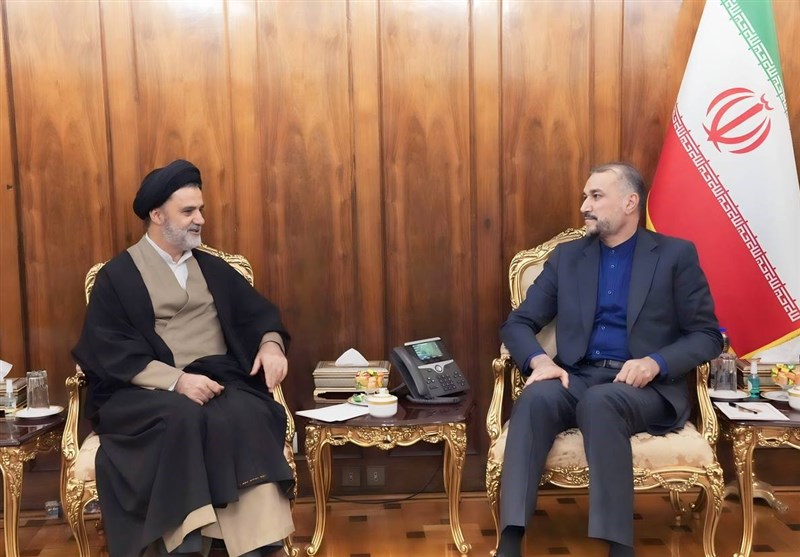 دیدار دو تن از نمایندگان مجلس شورای اسلامی با امیرعبداللهیان