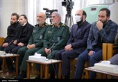 دیدار خانواده شهید سردار سلیمانی با رهبر معظم انقلاب- عکس خب ...