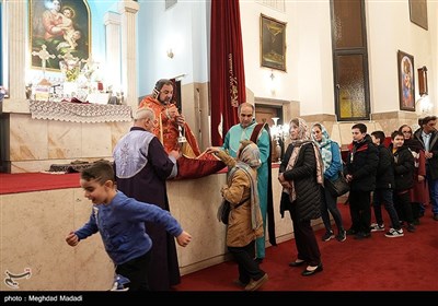 مراسم آغاز سال نو میلادی 2024 در کلیسای گریگور روشنگر مقدس تهران