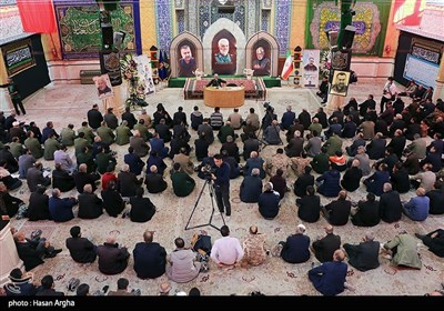 مراسم گرامیداشت سردار شهید سید رضی موسوی در حسینیه اعظم زنجان