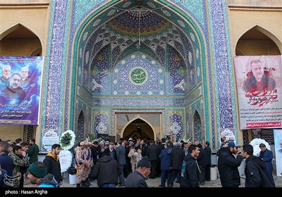 مراسم گرامیداشت سردار شهید سید رضی موسوی در حسینیه اعظم زنجان