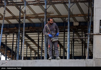 بازدید از روند اجرایی پروژه نهضت مسکن ملی در همدان