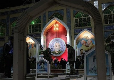 غوغای حضور مردم سراسر ابران در گلزار شهدار کرمان