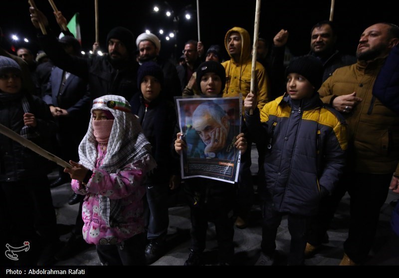 تجمع مردم همدان در محکومیت حادثه تروریستی در کرمان + تصاویر
