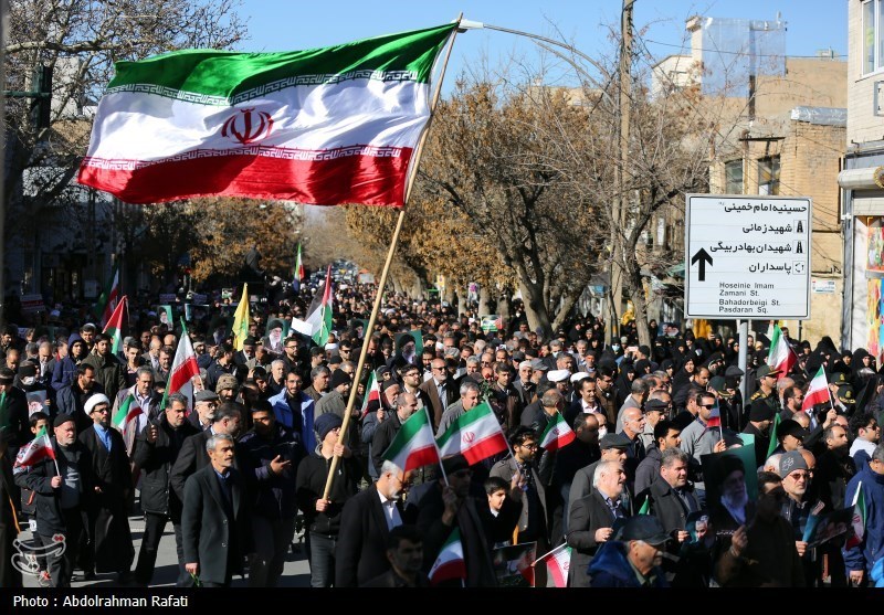 راهپیمایی همدانی‌ها در محکومیت حمله تروریستی کرمان + تصاویر