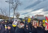 مردم گیلان جنایت تروریستی در گلزار شهدای کرمان را محکوم کردند + فیلم و تصاویر