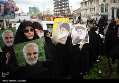 راهپیمایی مردم رشت در محکومیت حمله تروریستی کرمان