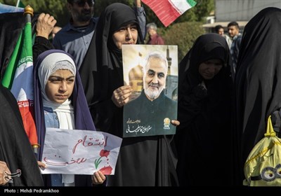 راهپیمایی مردم اهواز در محکومیت حمله تروریستی کرمان