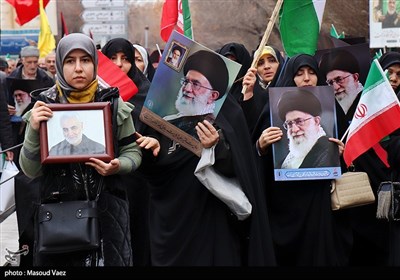راهپیمایی مردم تبریز در محکومیت حمله تروریستی کرمان