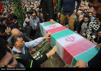 تشییع پیکر شهید حمله تروریستی کرمان