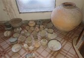 تحویل 34 ظرف سفالی متعلق به هزاره سوم قبل از میلاد به میراث فرهنگی دلگان