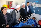 دیدار رئیس دیوان عالی با مجروحان انفجار تروریستی کرمان + تصاویر