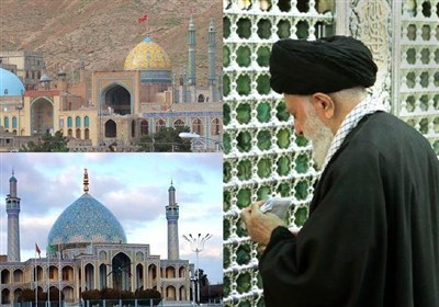 سفر خانوادگی مقام معظم رهبری به امامزاده علی بن محمد باقر(ع)